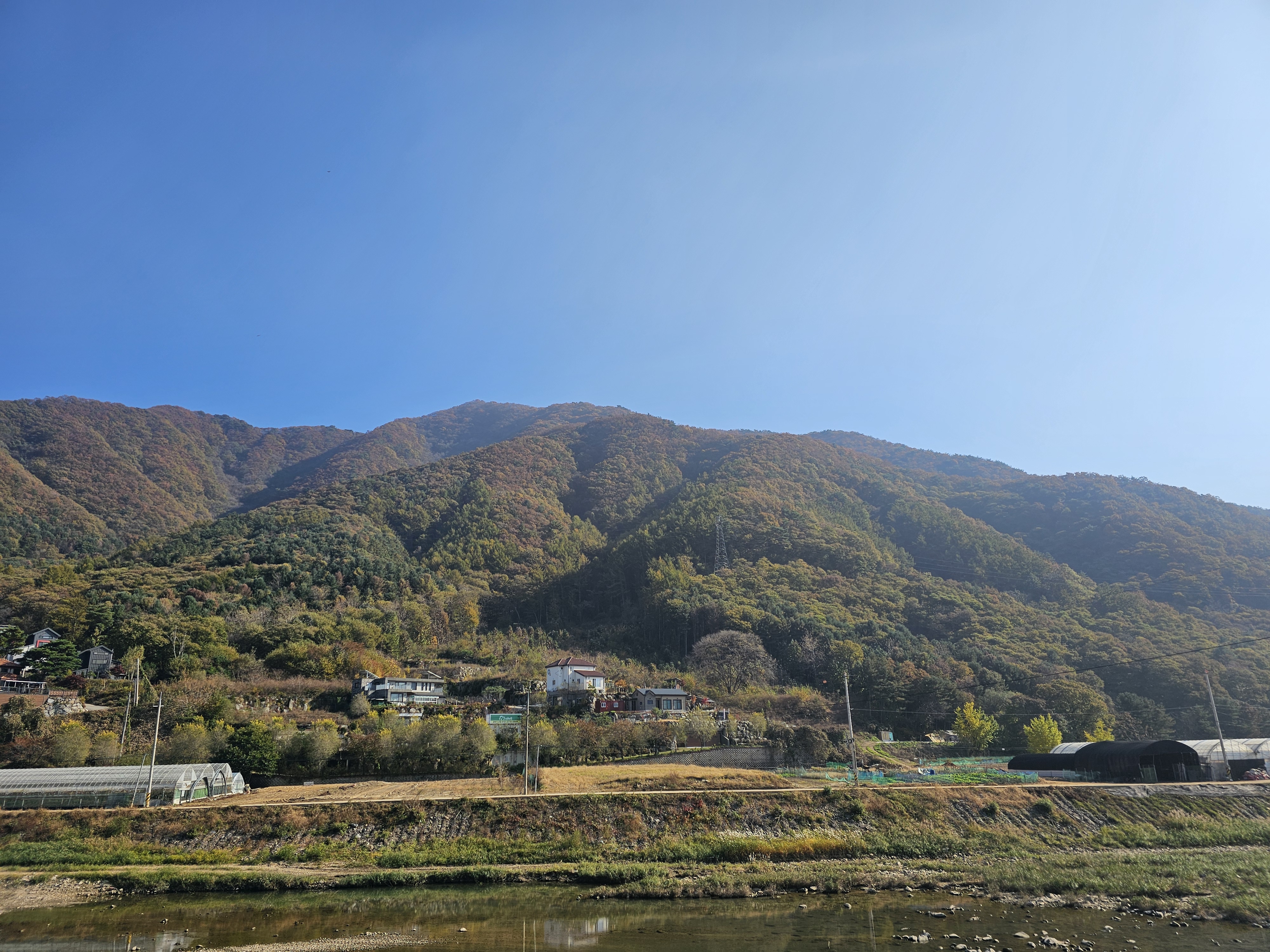 청평 호명산 전경 사진