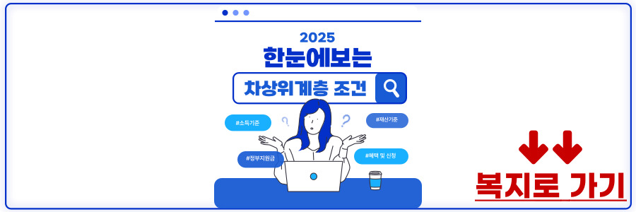 2025 차상위계층 조건