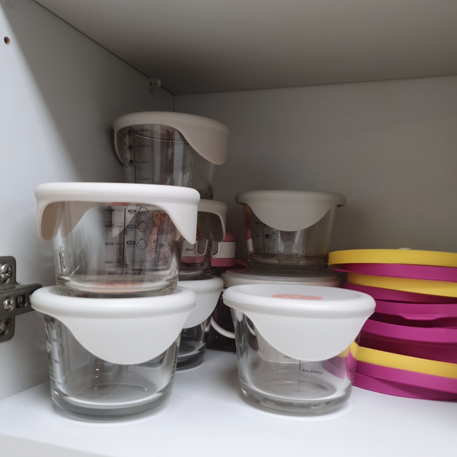 락앤락 바로한끼 이유식 용기 자리 차지