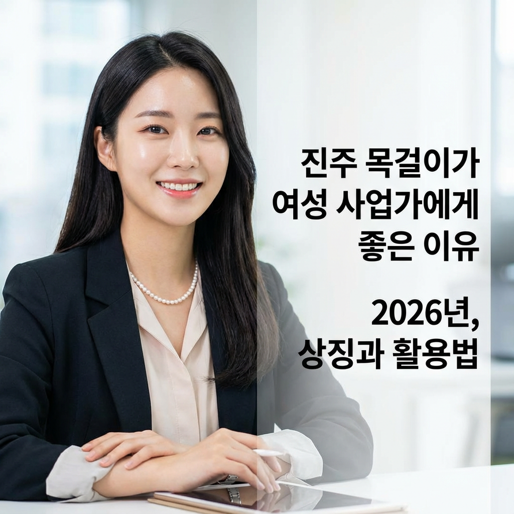 진주 목걸이가 여성 사업가에게 좋은 이유 2026년 ｜ 상징과 활용법