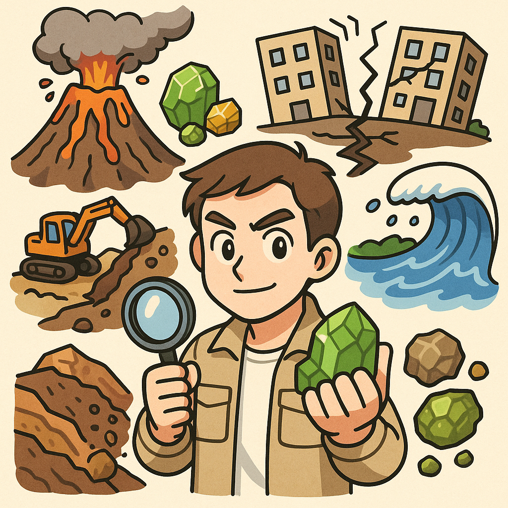 광물과 재난 – 지진, 해일, 화산과의 관계