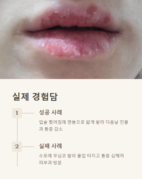 실제 경험담