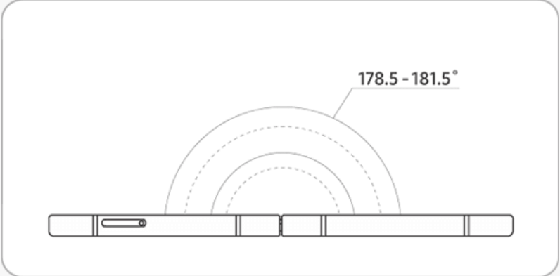 갤럭시Z 폴드 시리즈 힌지 및 폴딩 문제 이상ㅣ굴곡 힌지기울어짐 유격 180도이상펴짐