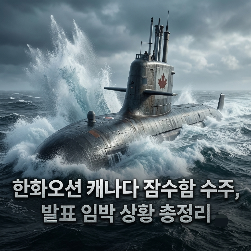 한화오션 캐나다 잠수함 수주 발표