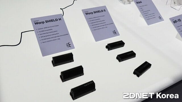 M.2 NVMe SSD 방열판.