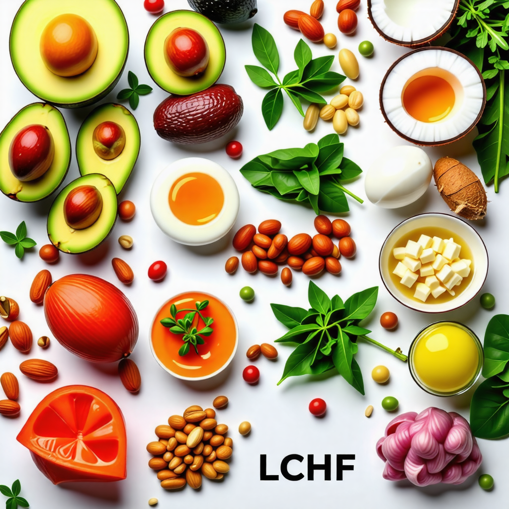 저탄고지 음식으로 구성한 일주일 쇼핑 리스트 표현한 이미지