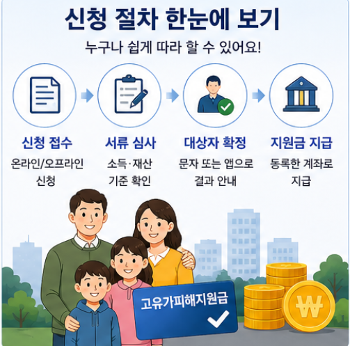 고유가피해지원금 소득기준 신청방법
