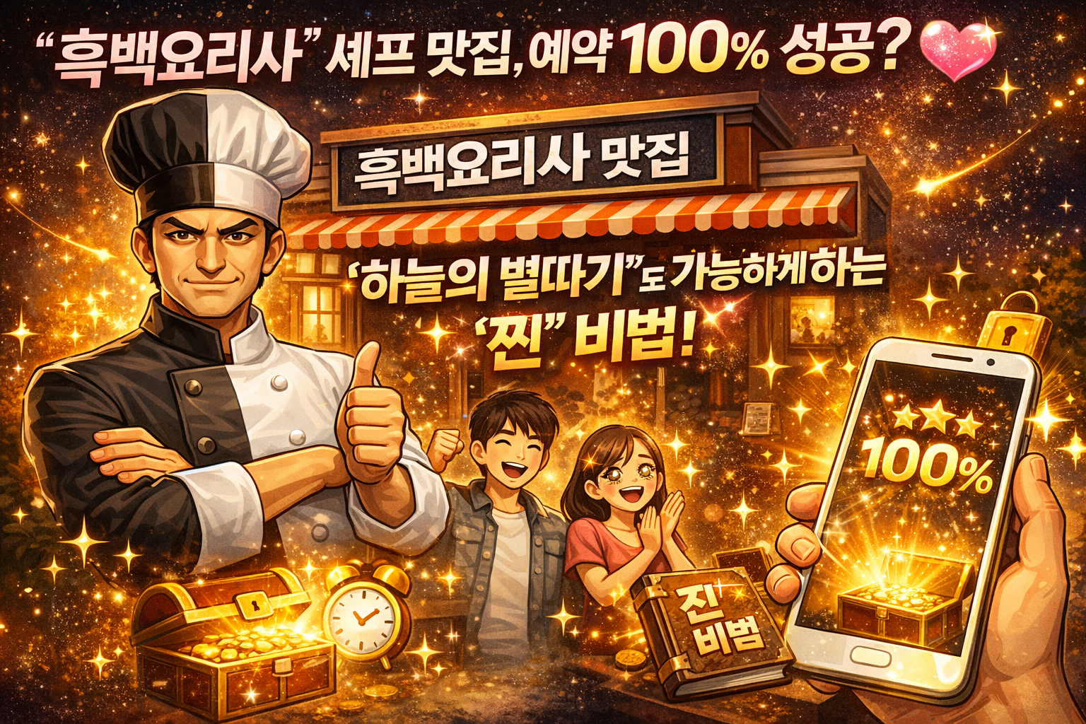 '흑백요리사' 셰프 맛집, 예약 100% 성공? 💖