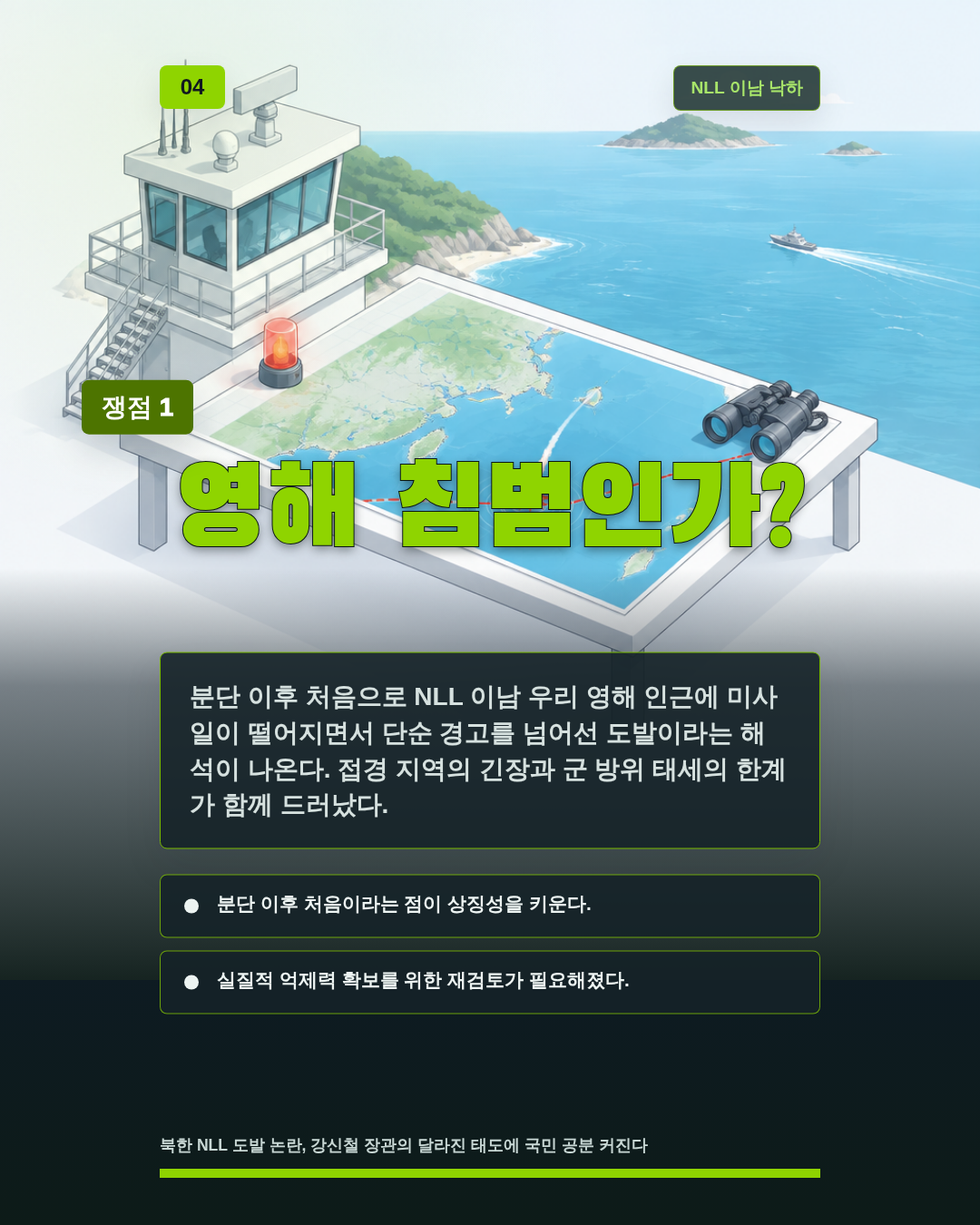 영해 침범인가?