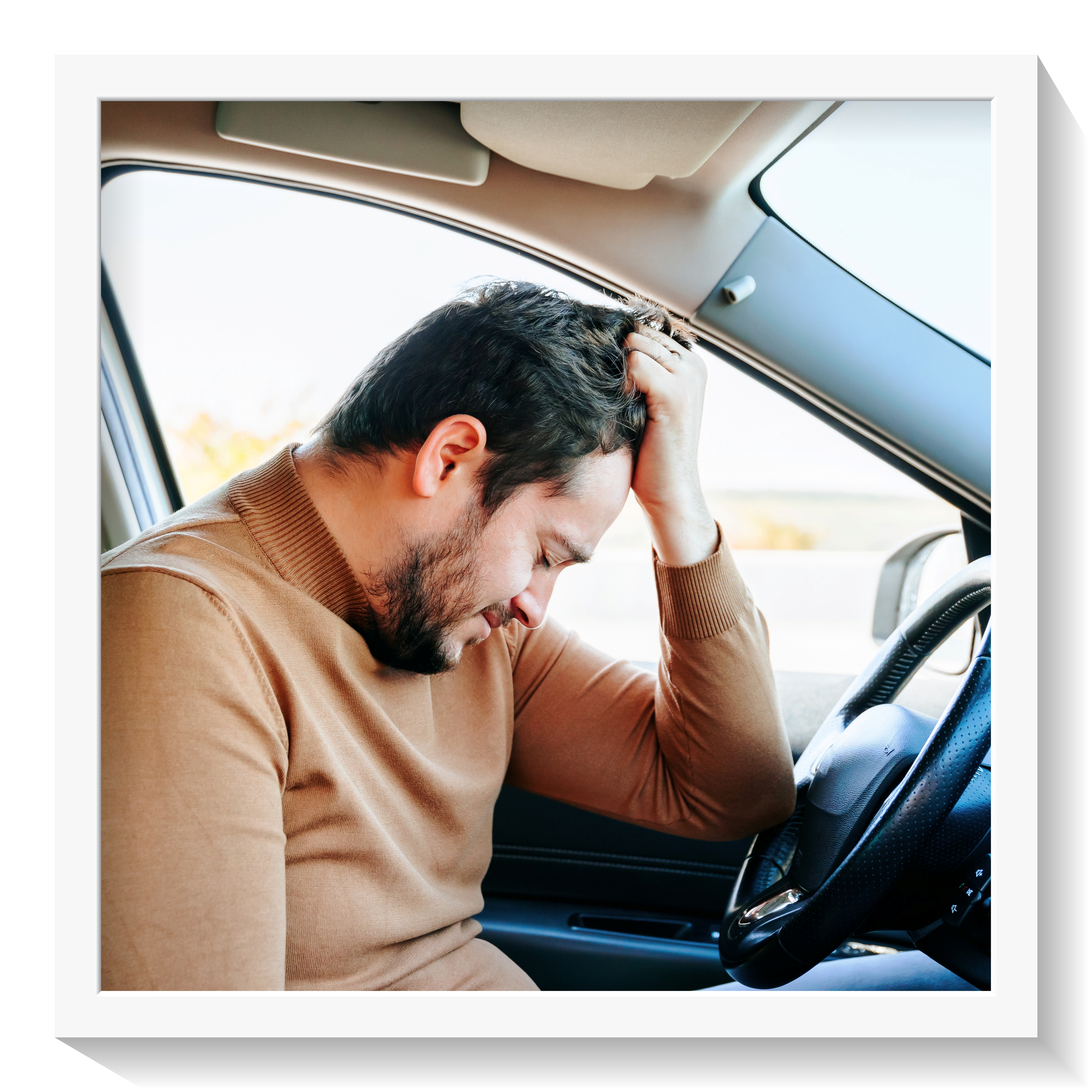 사직서양식 제출후 차안에서