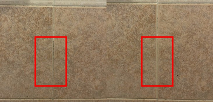 화장실 곰팡이 제거 후기 비교샷