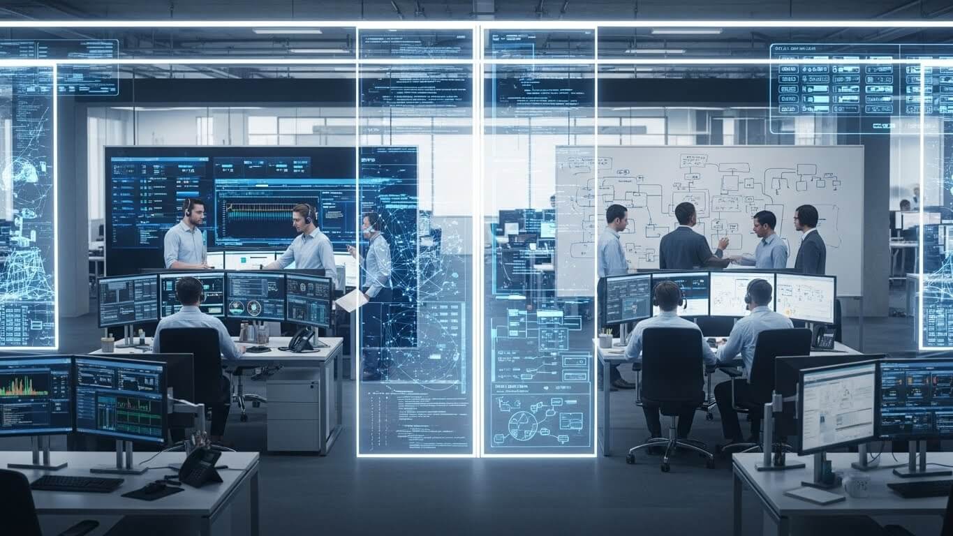 금융제도 서비스 원리 금융 서비스에서 기능별 운영 팀이 분리되어 있는 이유