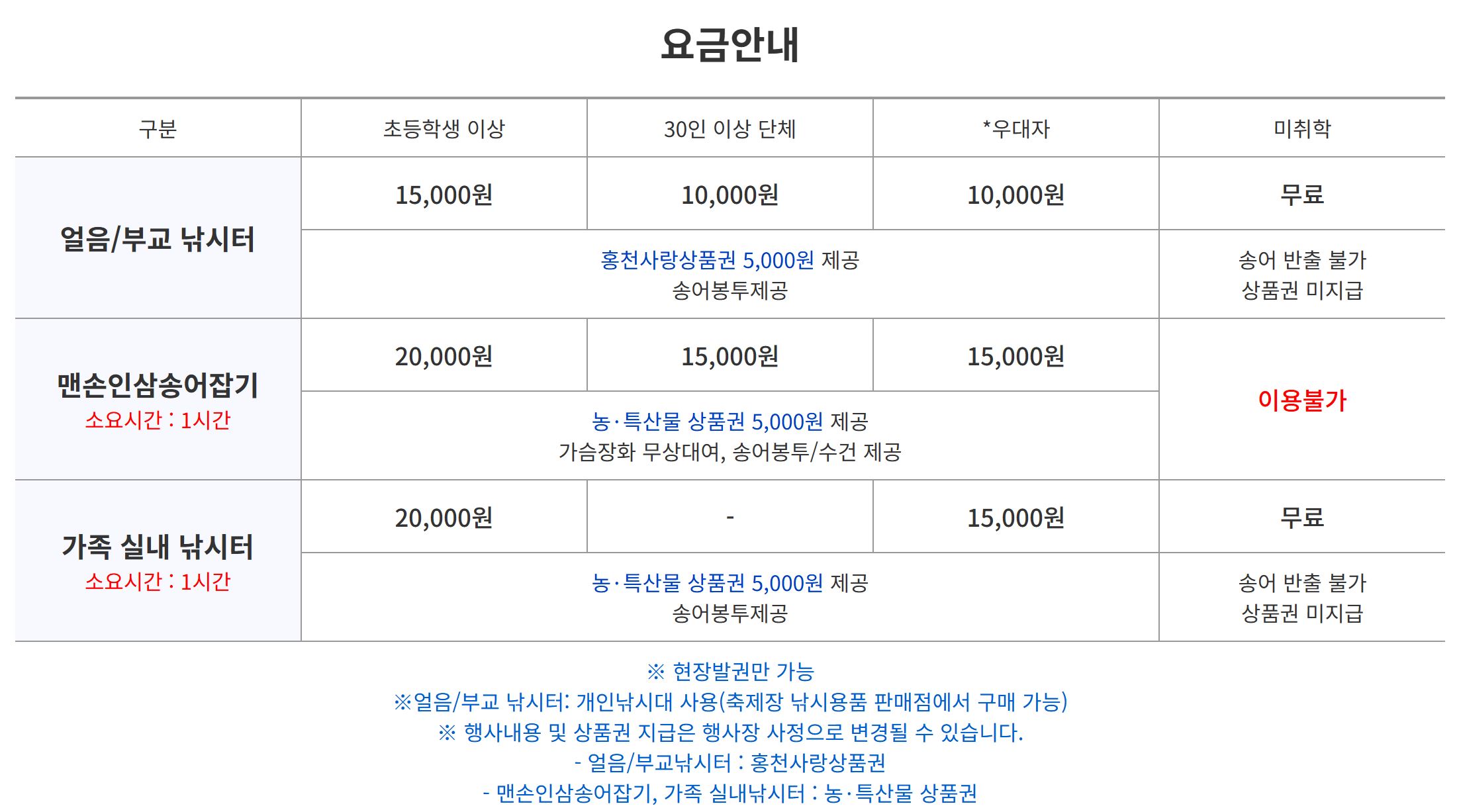 홍천강 꽁꽁축제