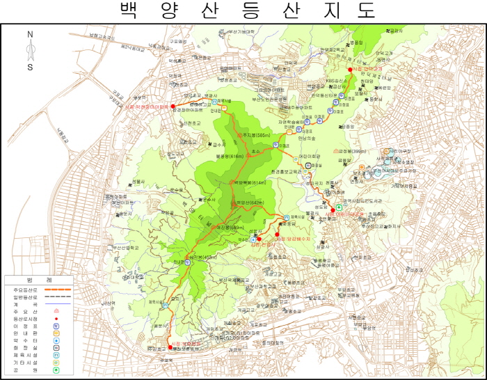 백양산 등산코스