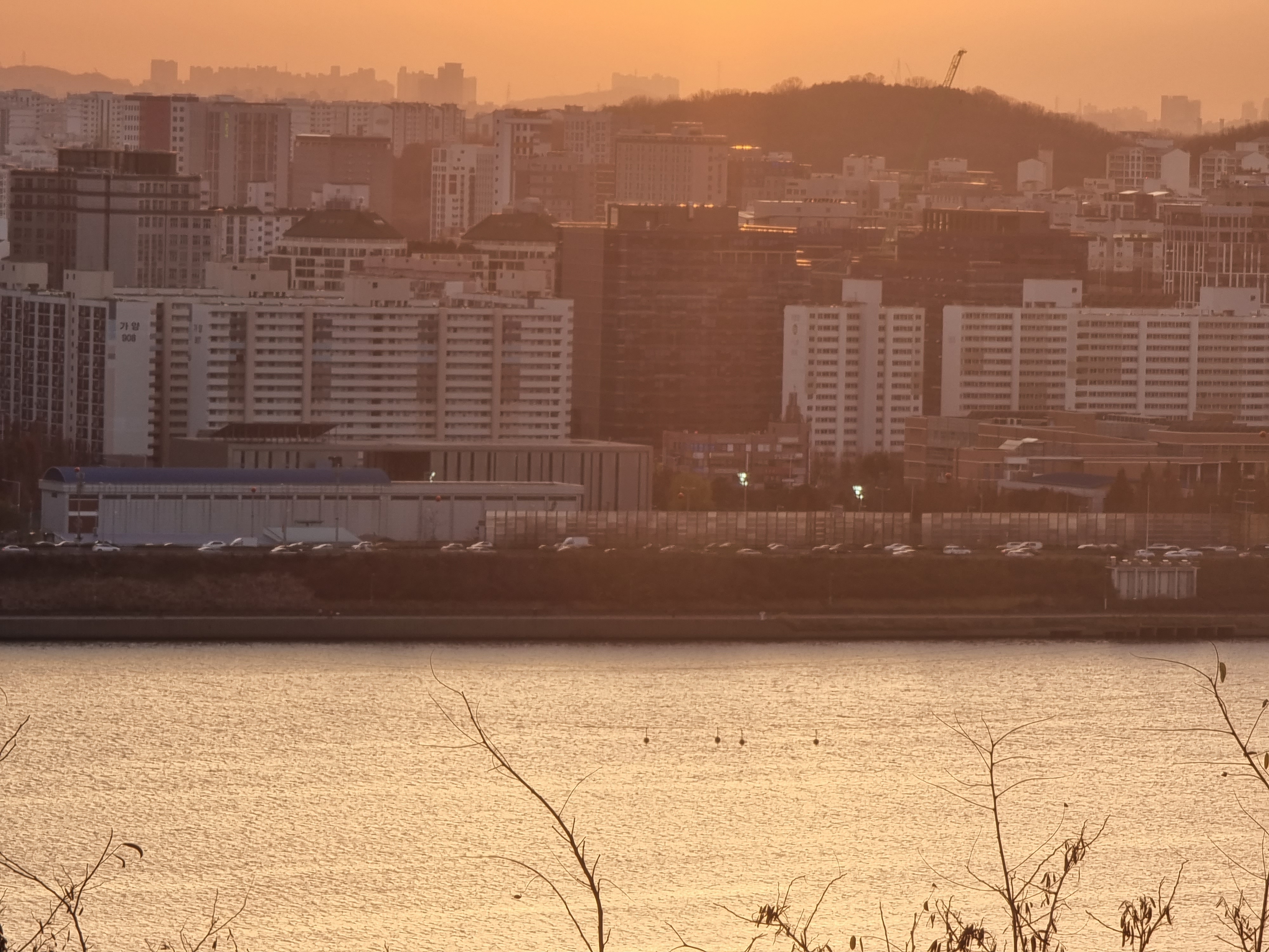 하늘공원에서 보이는 한강