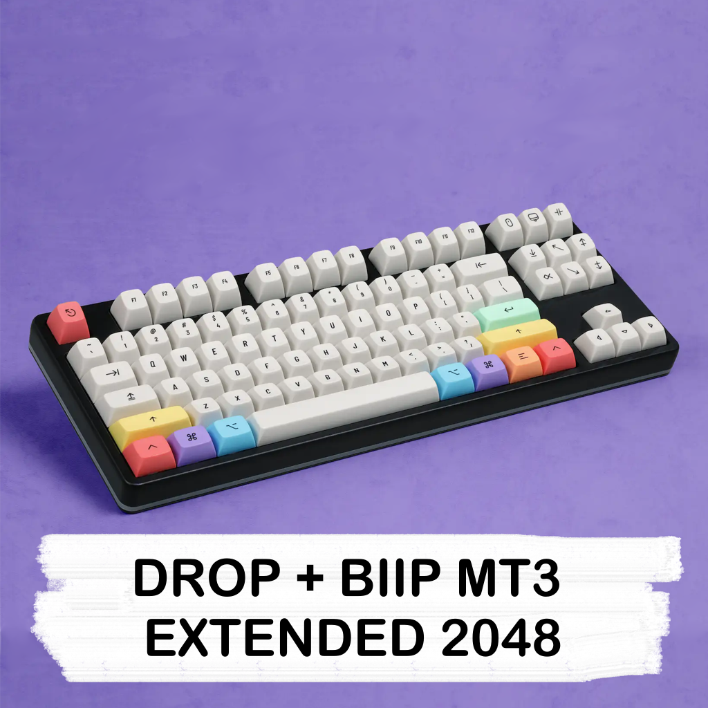 DROP + BIIP MT3 EXTENDED 2048 키캡 리뷰 & 후기 — 근둥이의 블로그