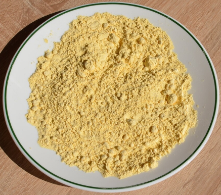 한국의 떡 종류 서속떡-콩가루
