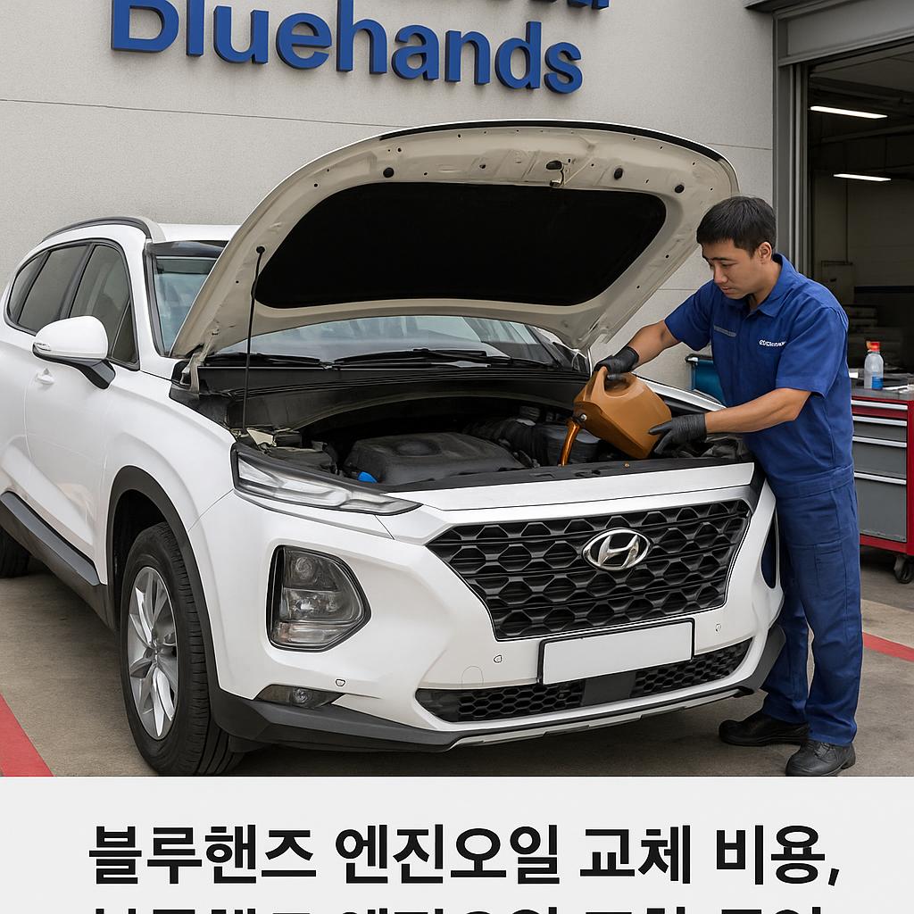 블루핸즈 엔진오일 교환가격