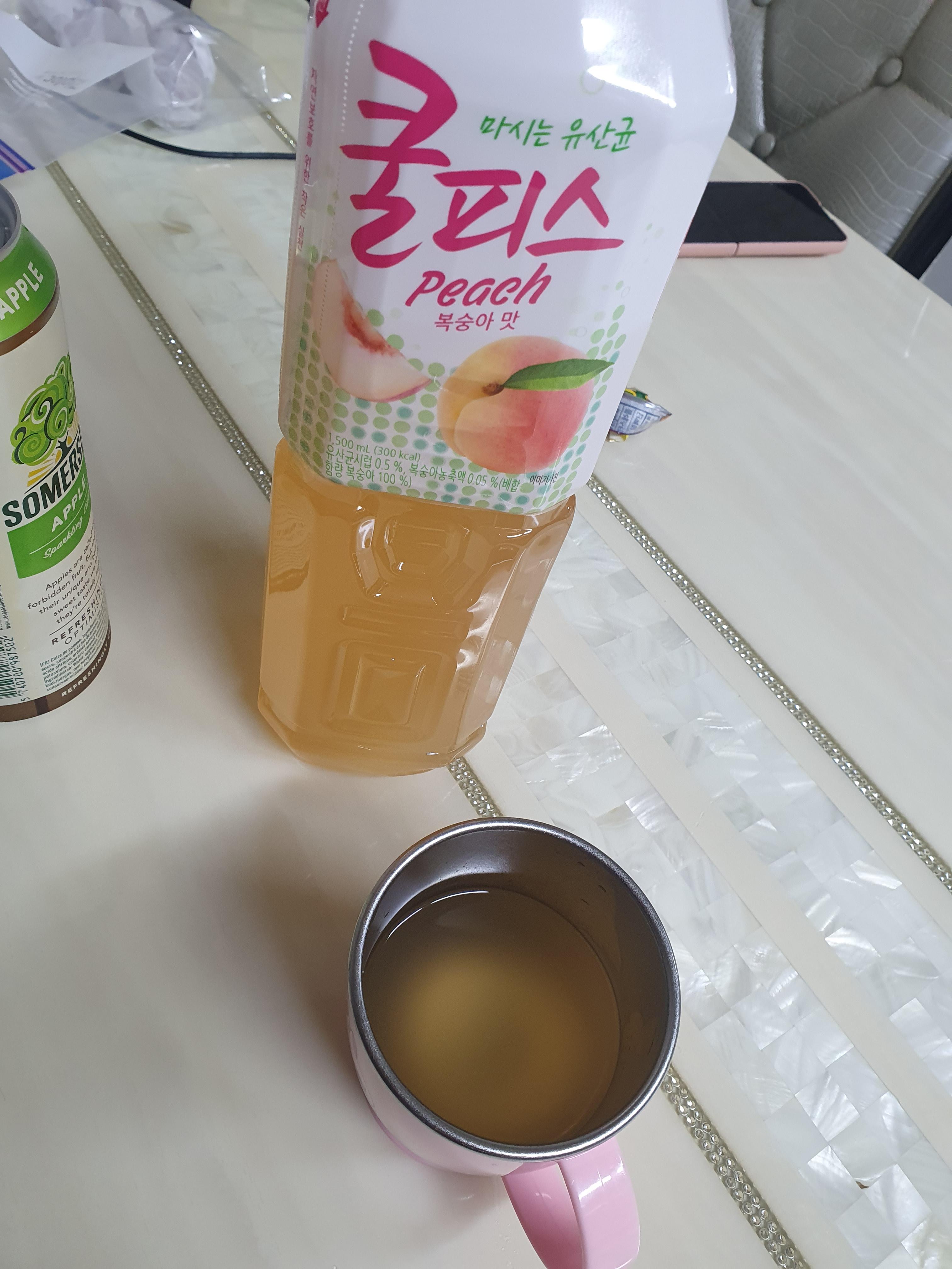 동원 쿨피스 1.5리터 너무 달아요 ㅜㅜ