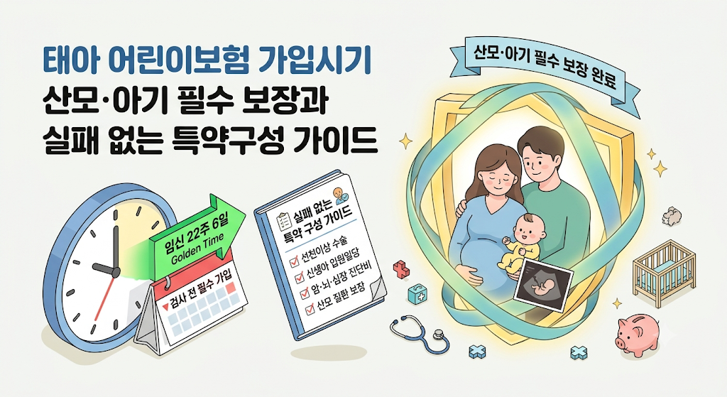 태아 어린이보험 가입시기 산모·아기 필수 보장과 실패 없는 특약구성 가이드