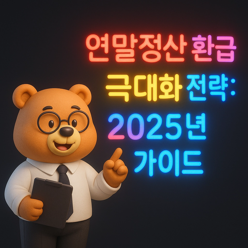연말정산 환급 극대화 전략 2025년 가이드