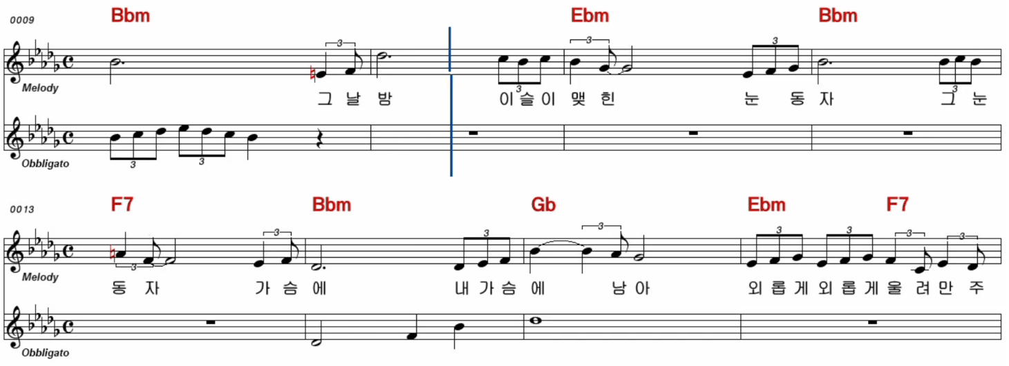 김수찬(이승재) 눈동자 악보
