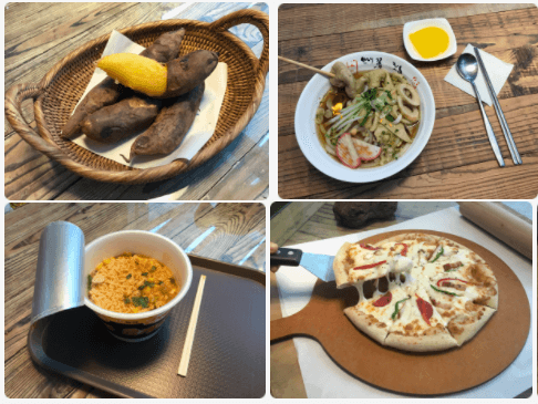 배다골테마파크-메뉴