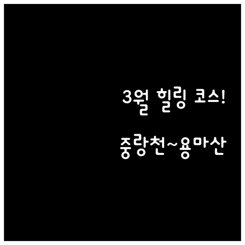 중랑천부터 용마산까지 도심 속 자연에..