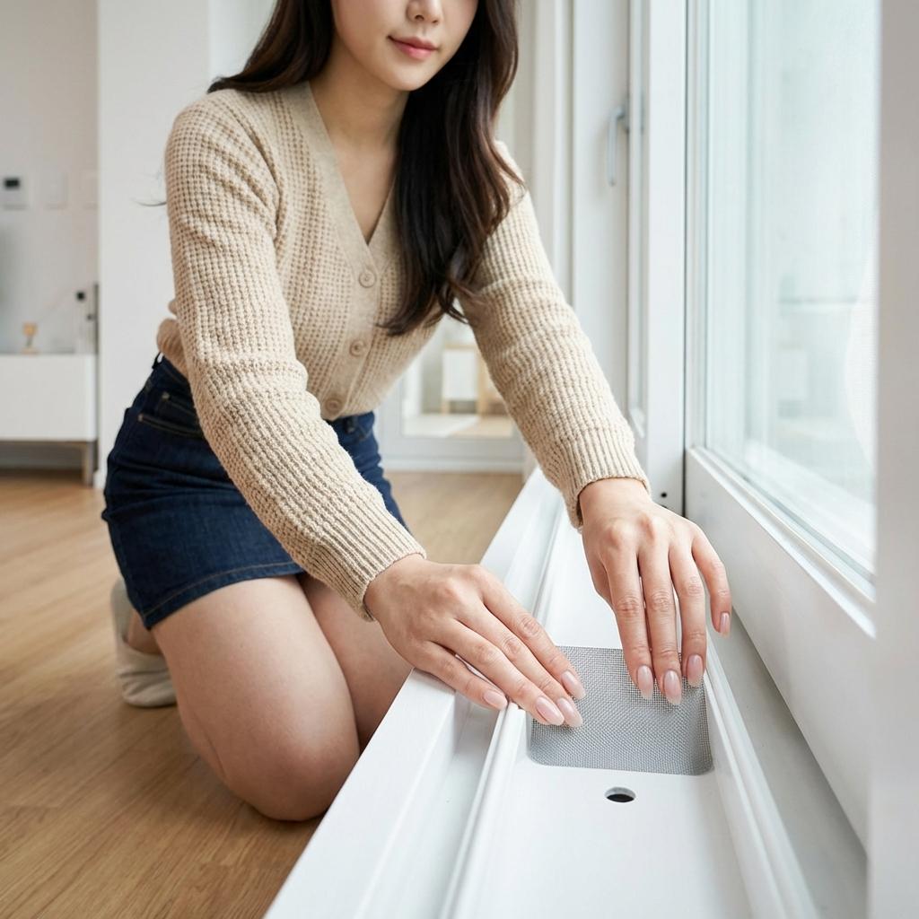 물구멍 방충망 테이프 효과