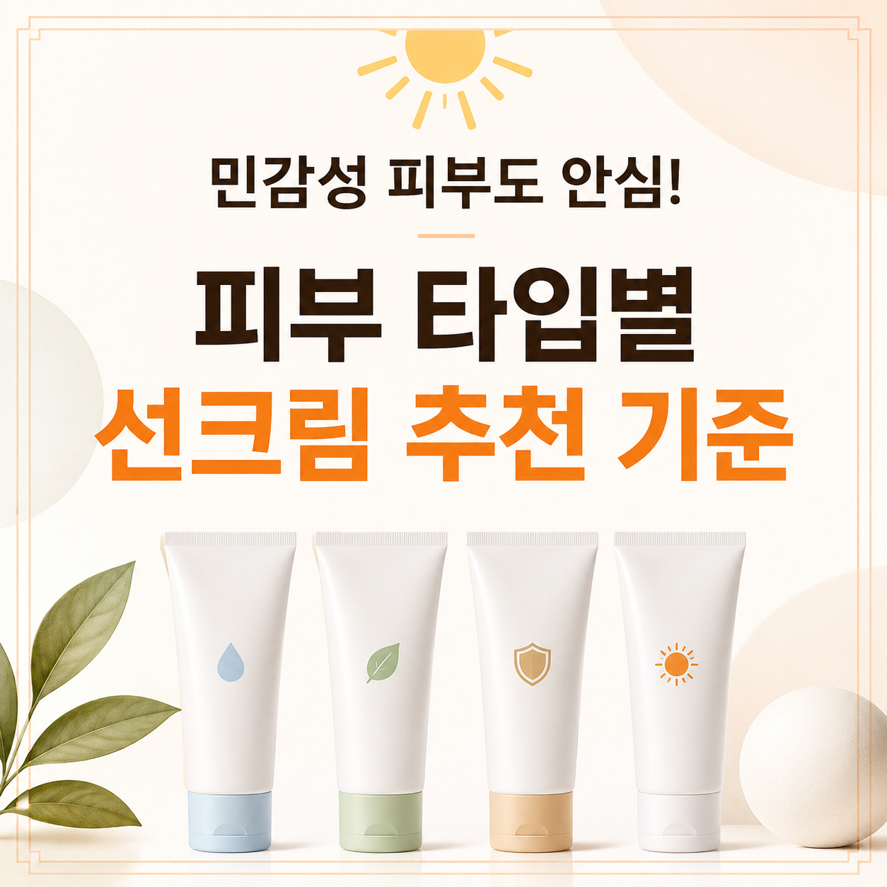 피부 타입별 선크림