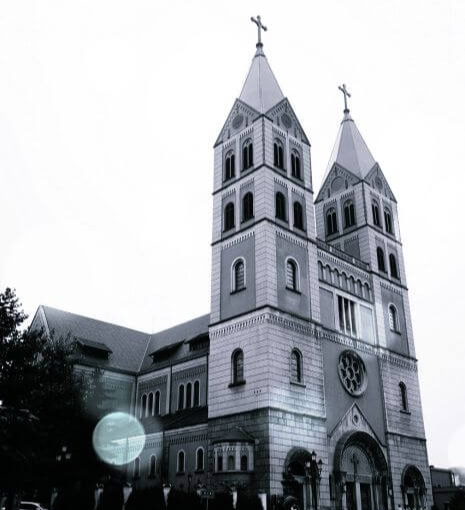 중국-칭다오-성당