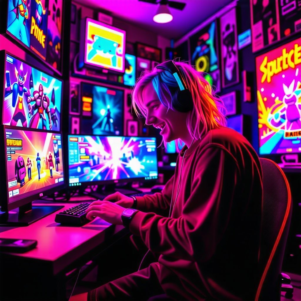 한국과 일본의 서브컬쳐 게임 관련 이미지