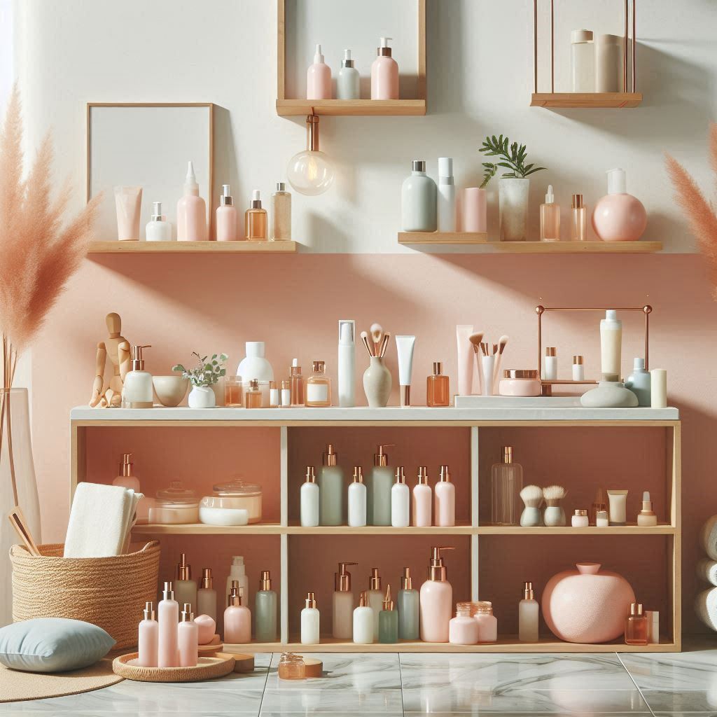 피부,체형관리 샵 배경