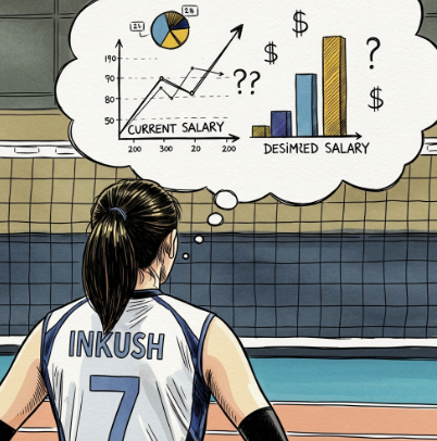 한국 V리그 평균 연봉 수준과의 비교