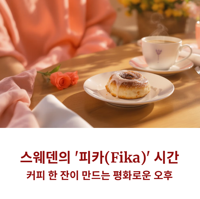 스웨덴의 ‘피카(Fika)’ 시간, 커피 한 잔이 만드는 평화로운 오후