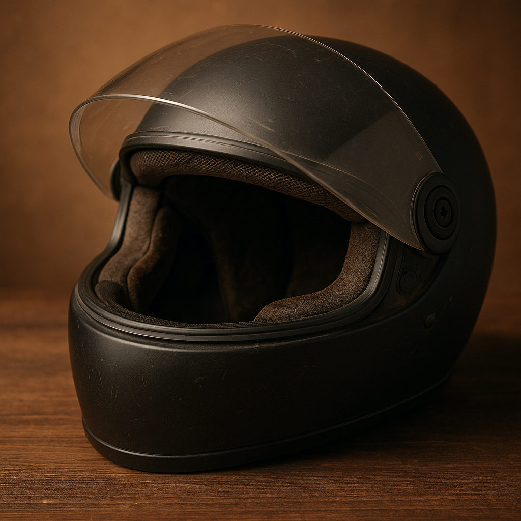 오토바이 헬맷 사진