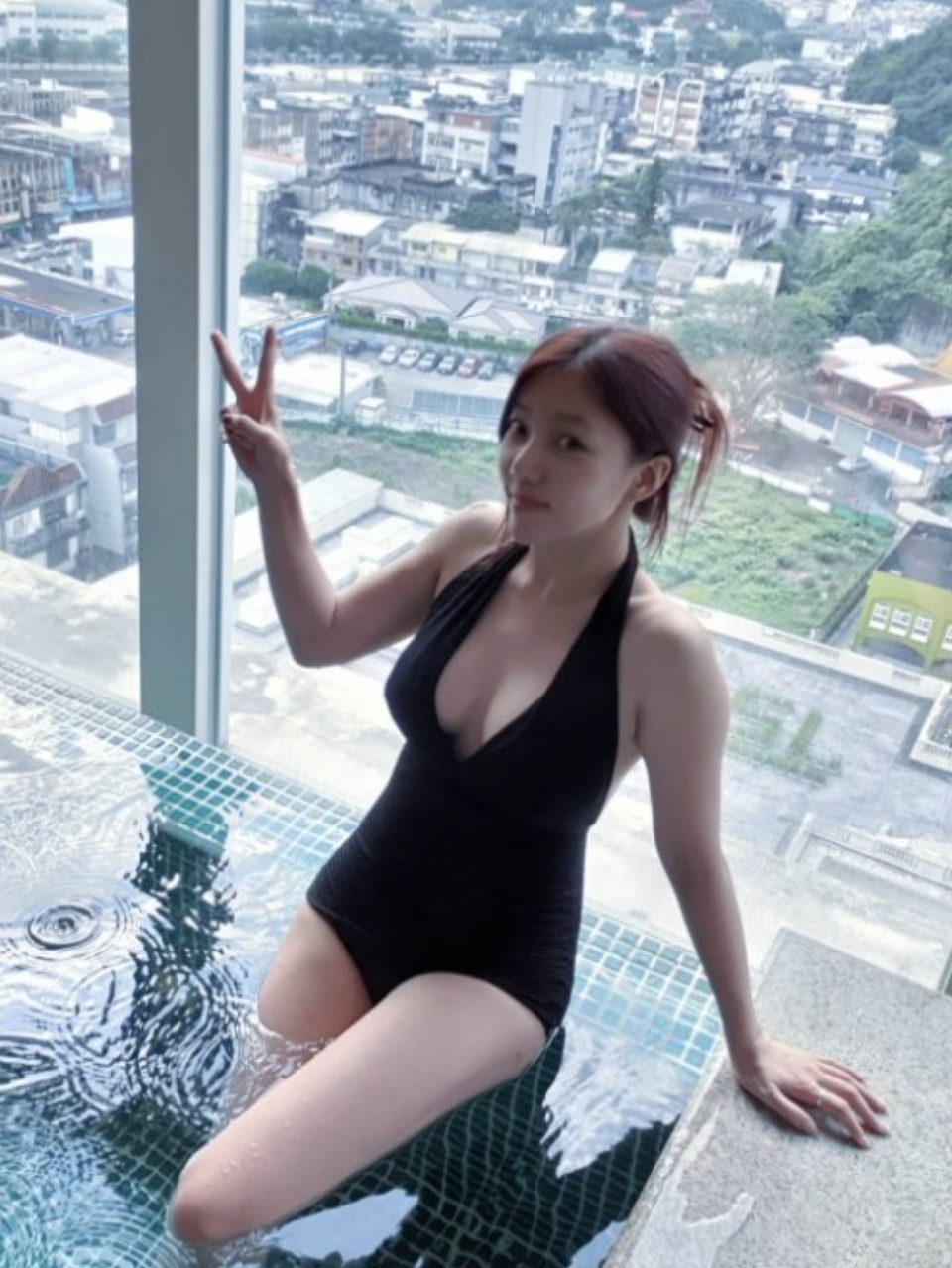 이채영 수영복 몸매