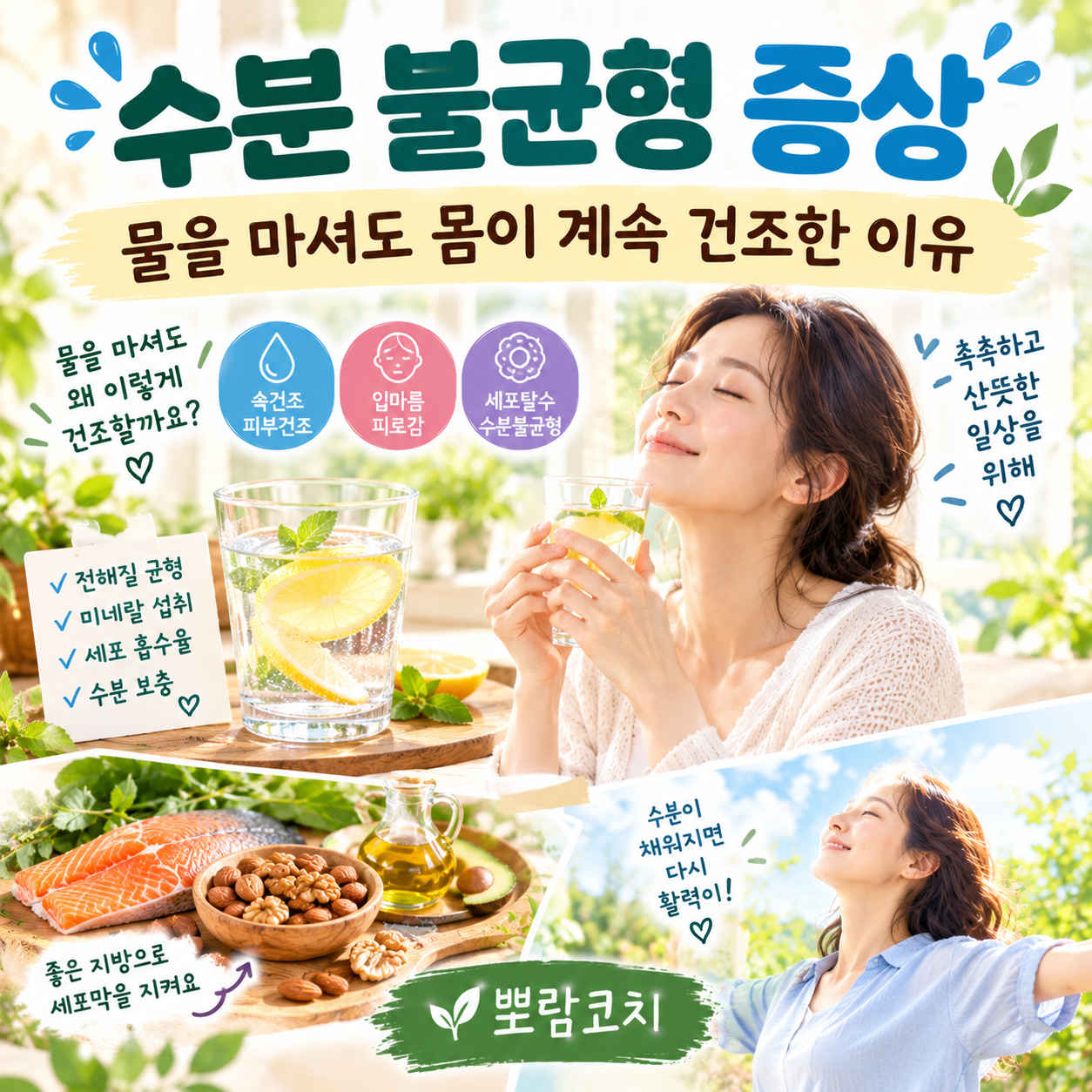 유리잔에 레몬 한 조각과 미네랄이 들어간 투명하고 깨끗한 물 모습