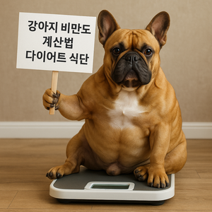 강아지 비만도 계산법과 다이어트 식단
