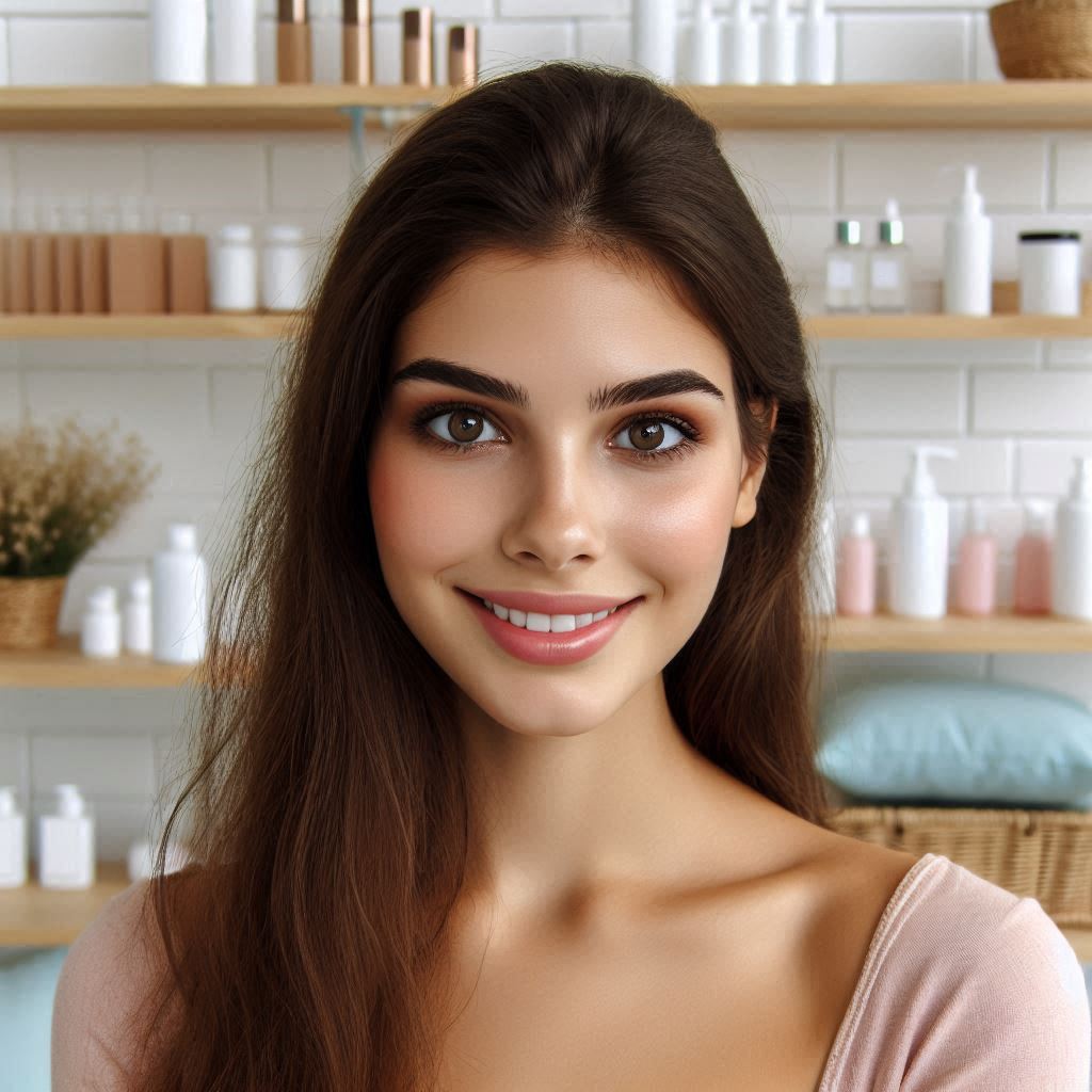 피부,체형관리 샵 배경