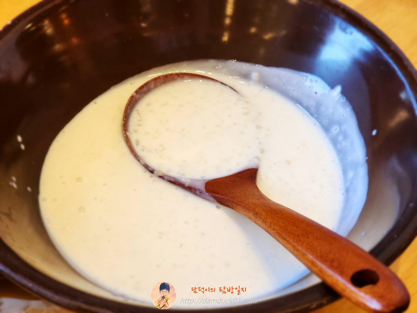 크림 누룽지 수프