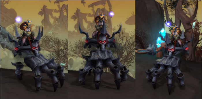 살라란가의 손 탑승 모습