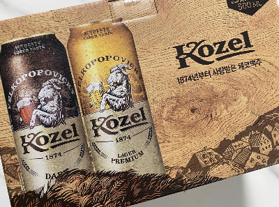 KOZEL 믹스팩/라거,다크 500ML 8캔