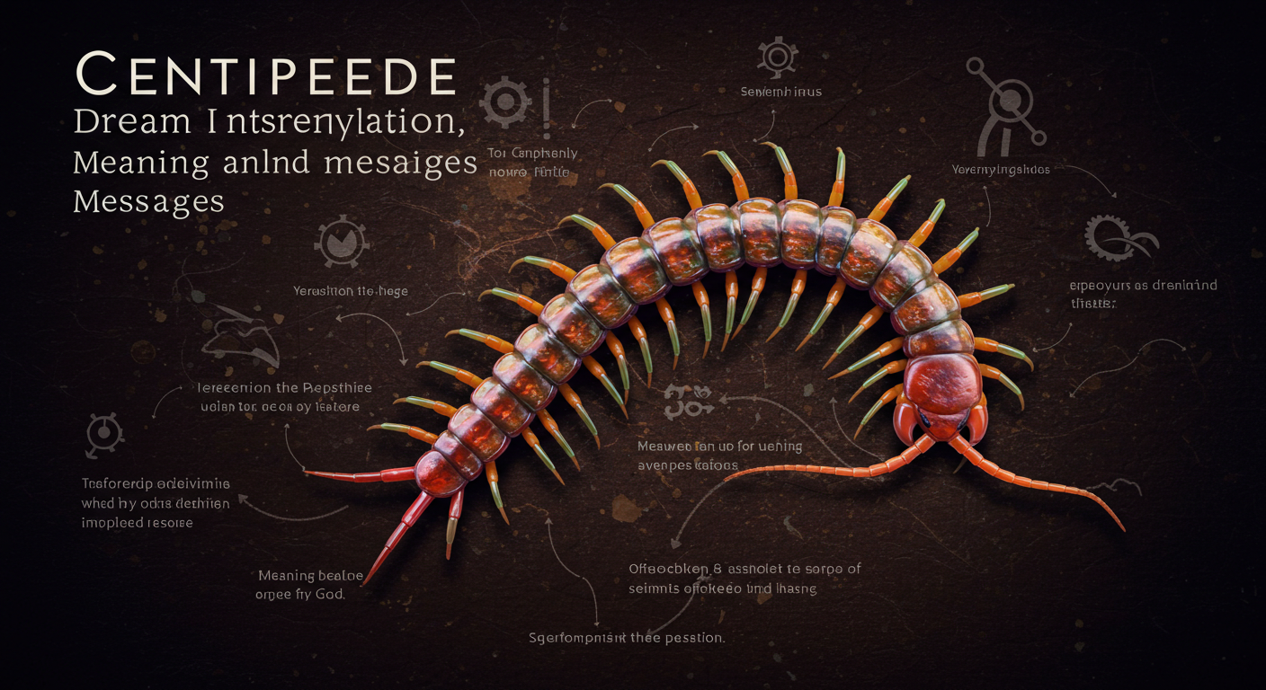 큰 지네를 보는 꿈