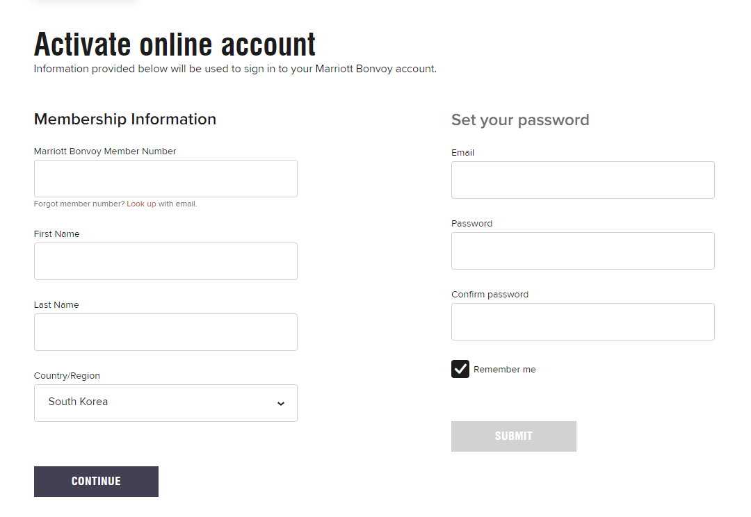 메리어트 본보이 무료숙박