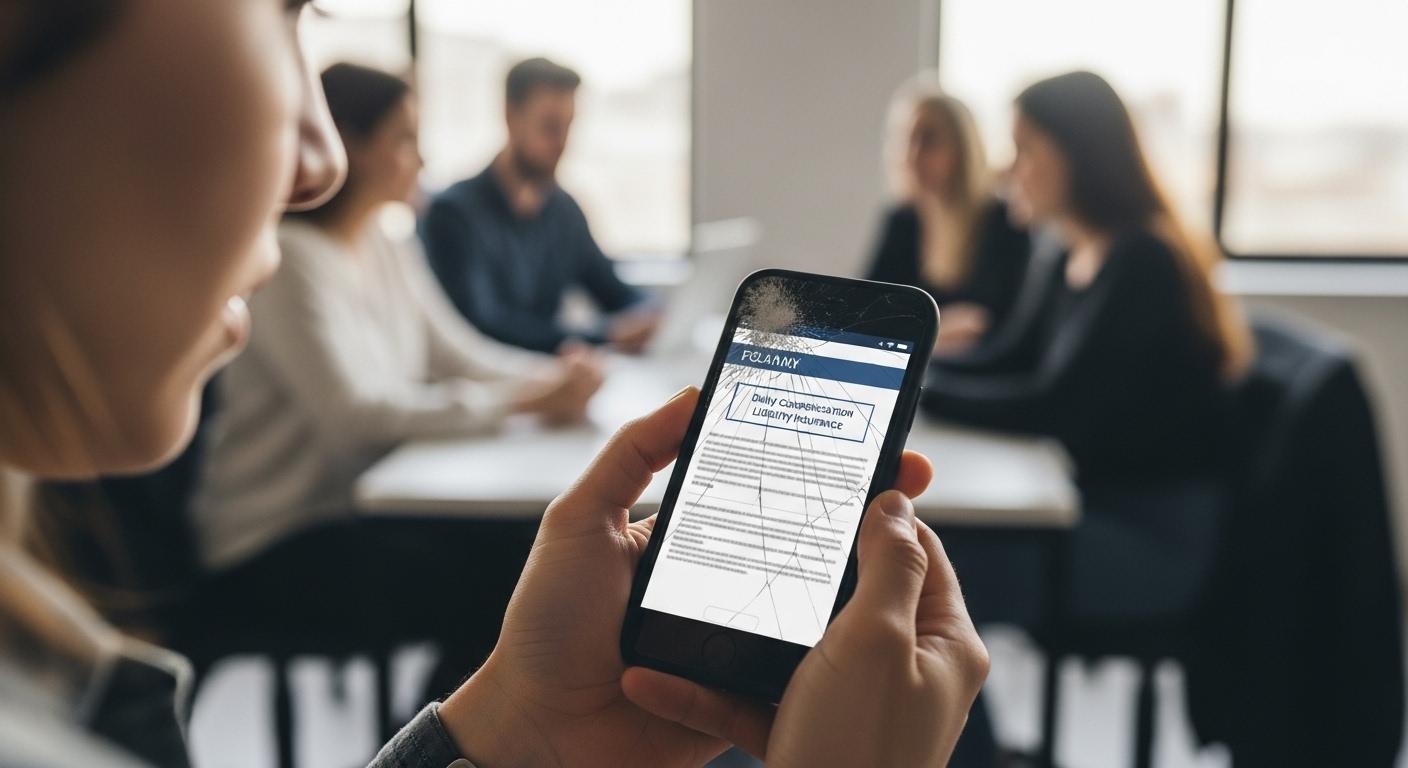 일상배상책임보험 핸드폰 액정