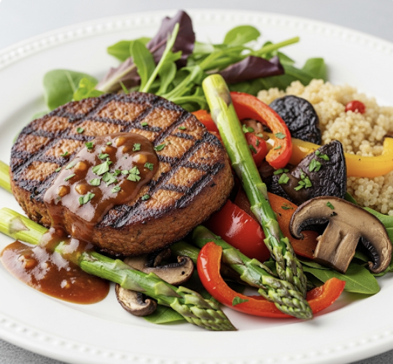 식물성 고기 샘플