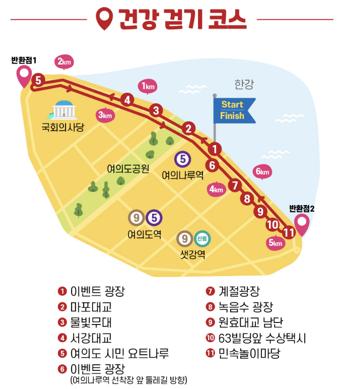 놀건놀자 걷기 코스