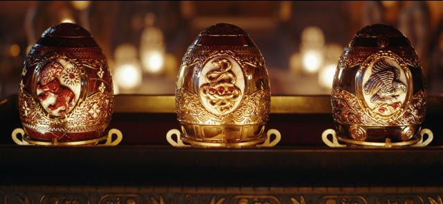 안토니우스가 클레오파트라에게 선물로 줬다는 세개의 알의 모습