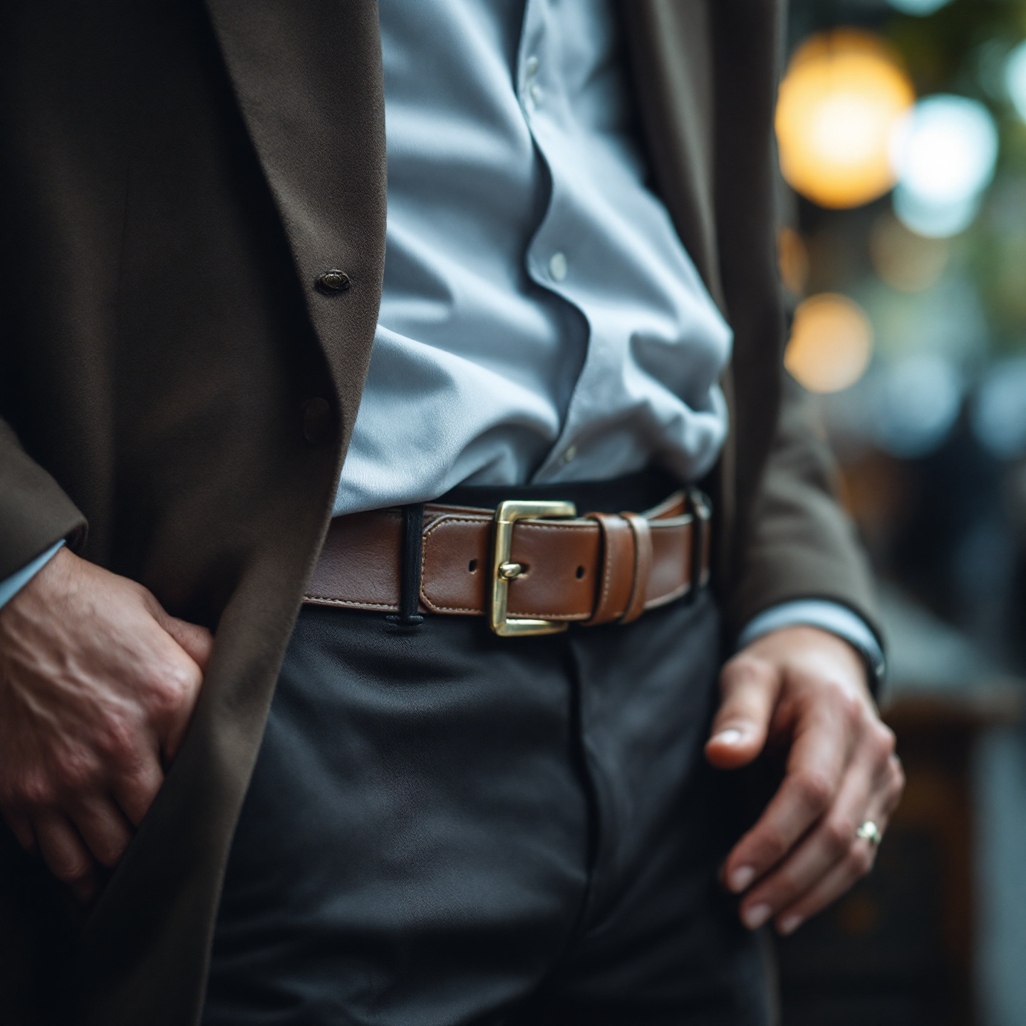 명품 벨트 스타일링